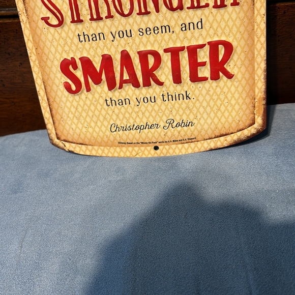 Disney’s Winnie the Pooh Inspirational Metal Sign - Picture 4 of 5